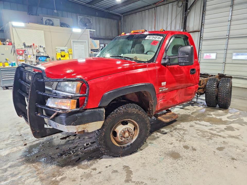 2003 Chevrolet Silverado 3500 VIN 1GBJK34113E247395 — COPART salvage auction photo