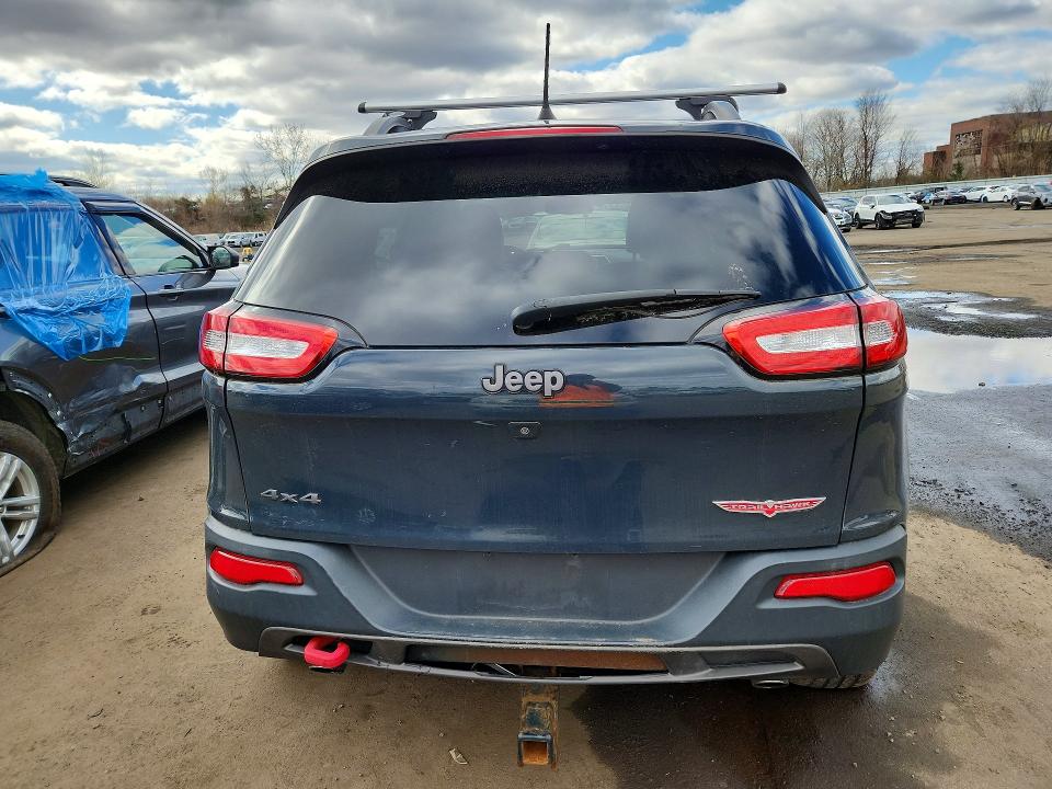 2016 Jeep Cherokee VIN 1C4PJMBS1GW337768 COPART salvage auction — UNDERCARRIAGE, NY - CERTIFICATE OF TITLE, sold $1,750 on 2026-07-19 (photo 6)