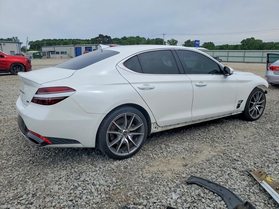 2022 Genesis G70 VIN KMTG54TE4NU093914 COPART salvage auction — FRONT END, Id - Salvage Certificate Of Title, sold $7,800 on 2026-07-13 (photo 3)