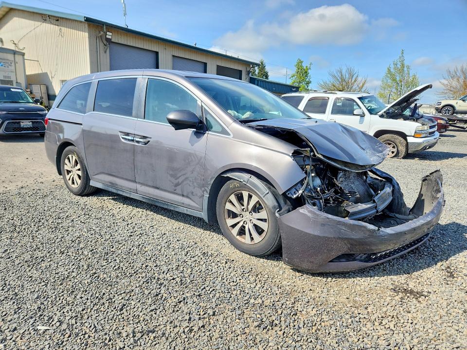 2014 Honda Odyssey VIN 5FNRL5H65EB048140 COPART salvage auction — FRONT END, Or - Lien Papers Salvage, sold $1,500 on 2026-08-04 (photo 4)