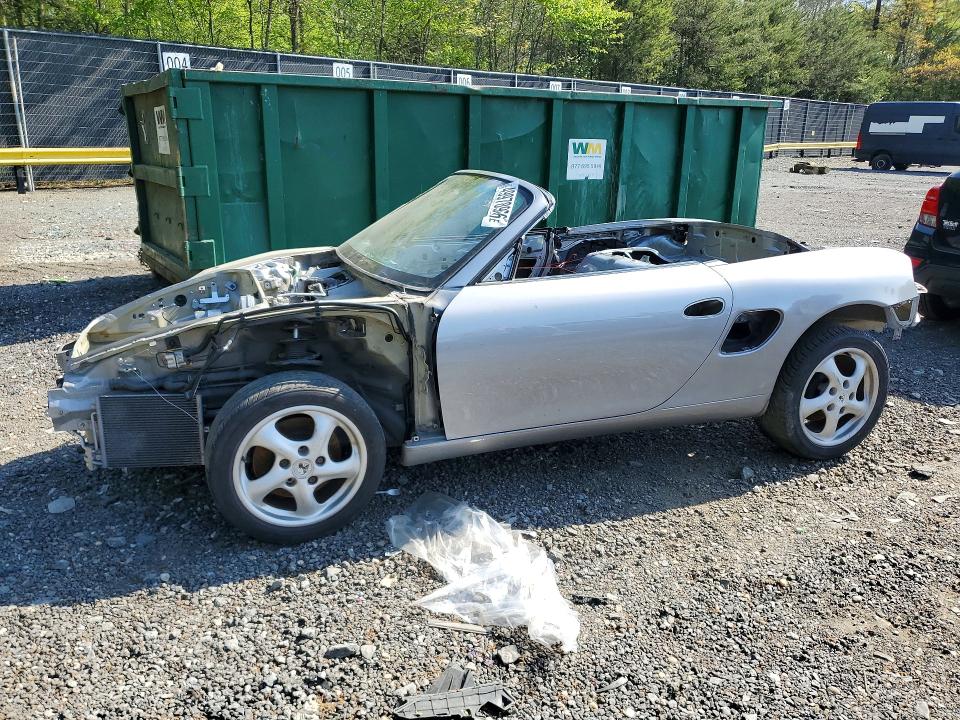 2004 Porsche Boxster VIN WP0CB29844U661704 COPART salvage auction — STRIPPED, Md - Parts Only-No Title Letter, sold $200 on 2026-07-31 (photo 1)