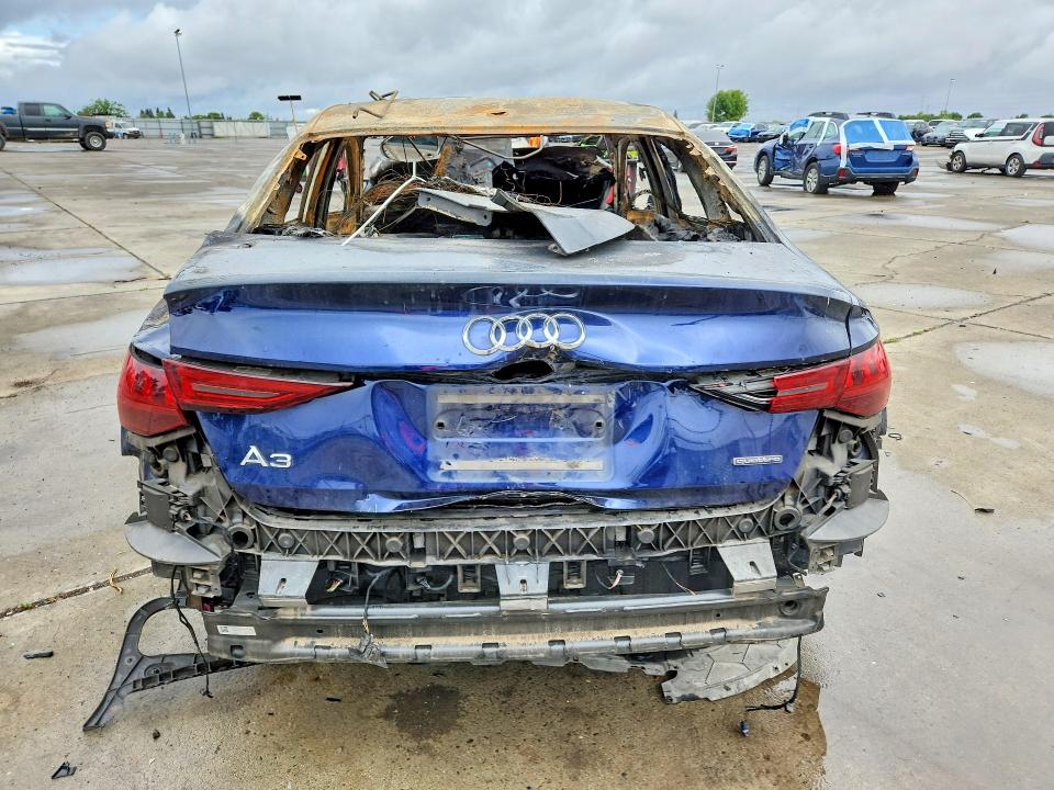 2022 Audi A3 VIN WAUHUDGY2NA017116 COPART salvage auction — BURN, CA - NON-REPAIRABLE VEHICLE CERT, sold $10 on 2026-07-27 (photo 6)