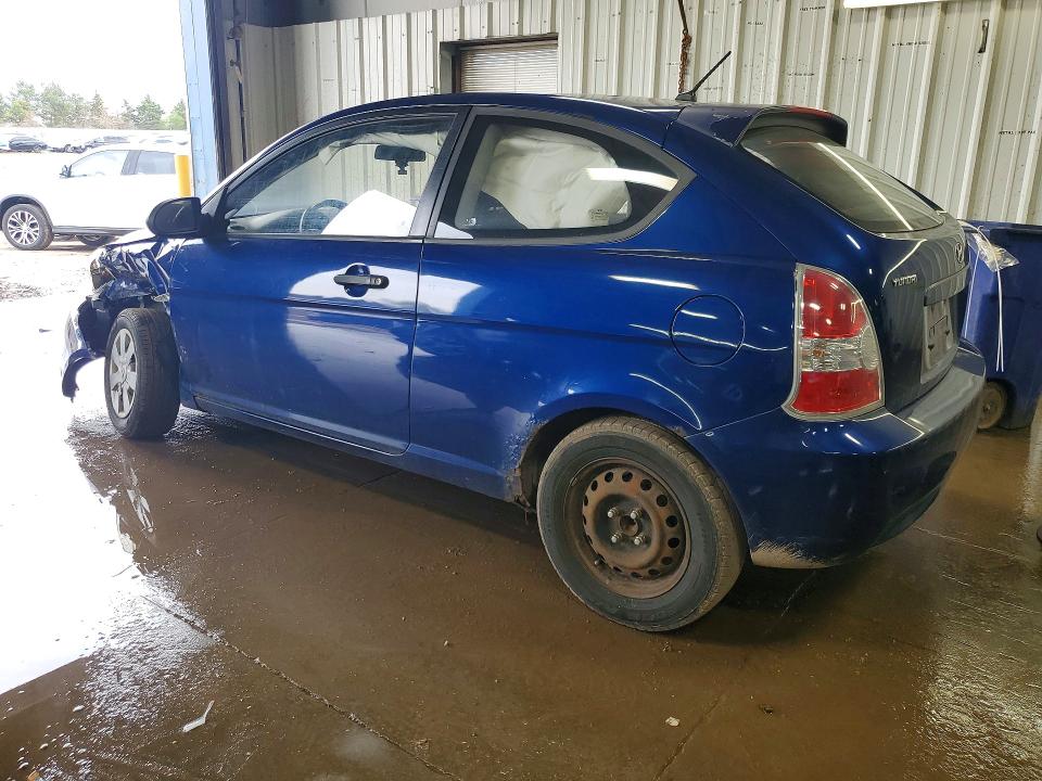 2007 Hyundai Accent VIN KMHCM36C77U041745 COPART salvage auction — FRONT END, Il - Salvage Certificate, sold $300 on 2026-07-09 (photo 2)