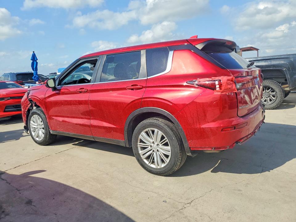 2022 Mitsubishi Outlander VIN JA4J3TA88NZ032581 COPART salvage auction — FRONT END, Tx - Certificate Of Title (P), sold $7,400 on 2026-07-28 (photo 2)