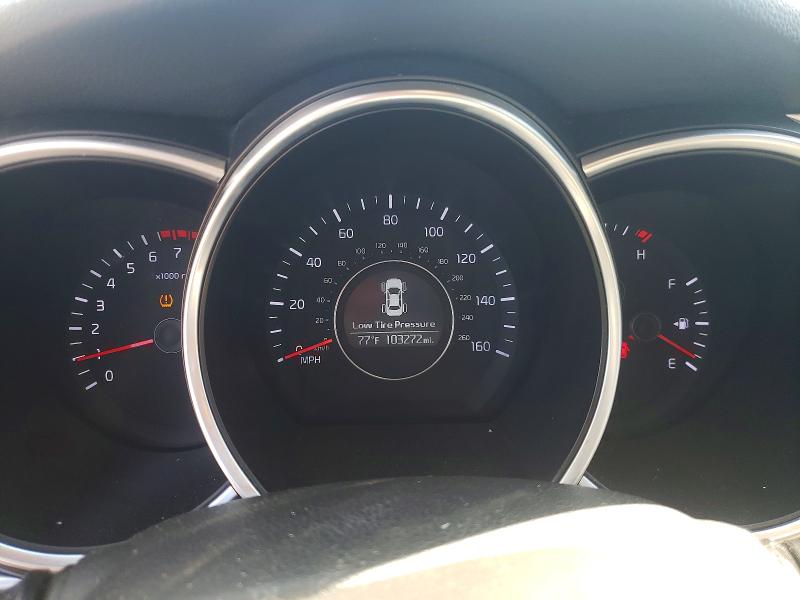 2014 Kia Optima VIN 5XXGN4A70EG336000 COPART salvage auction — FRONT END, Ct - Cert Of Title-Salvage, sold $775 on 2026-07-17 (photo 9)