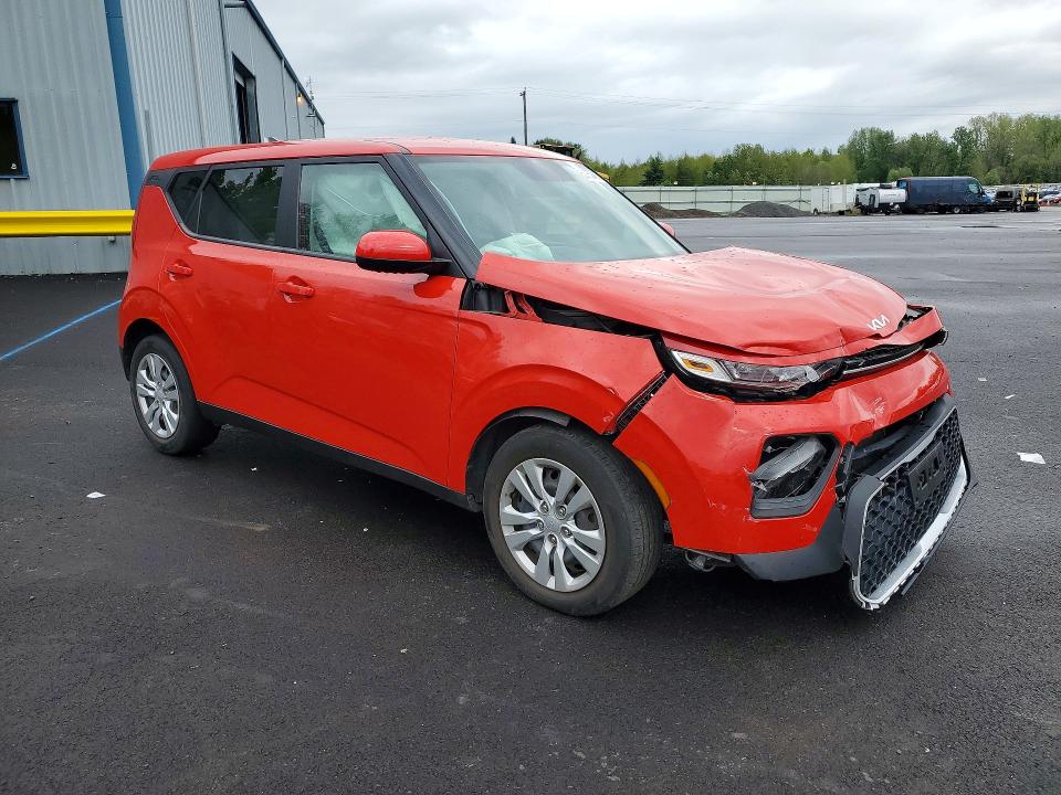 2022 Kia Soul VIN KNDJ23AU1N7183084 COPART salvage auction — FRONT END, Or - Salvage Title Certificate, sold $2,550 on 2026-07-08 (photo 4)