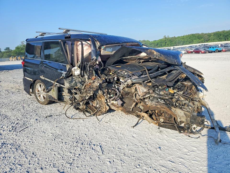 2012 Nissan Quest VIN JN8AE2KP6C9040406 COPART salvage auction — ROLLOVER, GA - CERT OF TITLE-SALVAGE, sold $350 on 2026-07-30 (photo 4)
