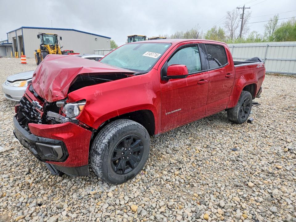 2022 Chevrolet Colorado VIN 1GCGTCEN2N1117205 — COPART salvage auction photo