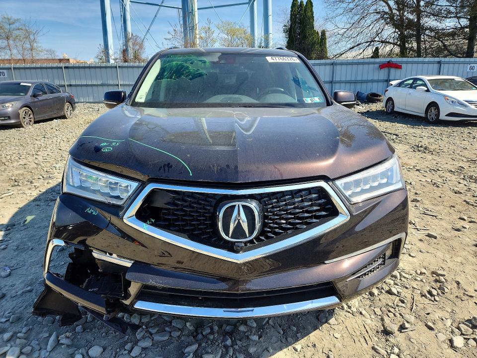 2018 Acura Mdx VIN 5J8YD7H77JL000998 COPART salvage auction — FRONT END, Salvage Title, sold $8,700 on 2026-08-24 (photo 5)