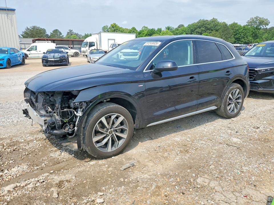 2024 Audi Q5 VIN WA1EAAFY8R2001690 COPART salvage auction — FRONT END, Ms - Cert Of Title-Salvaged, sold $18,600 on 2026-07-17 (photo 1)