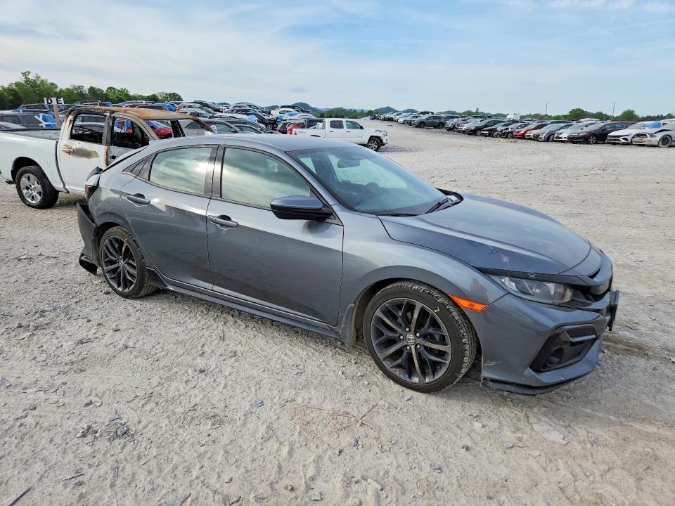 2021 Honda VIN SHHFK7H4XMU421654 COPART salvage auction — REAR END, Tn - Salvage Certificate, sold $4,950 on 2026-07-04 (photo 4)