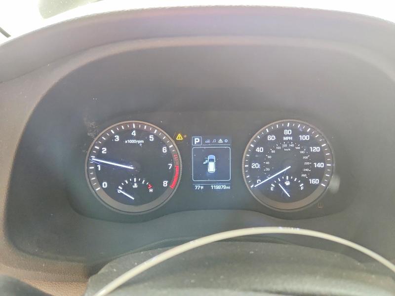 2017 Hyundai Tucson VIN KM8J33A49HU463737 COPART salvage auction — REAR END, Id - Salvage Certificate Of Title, sold $2,950 on 2026-07-08 (photo 9)