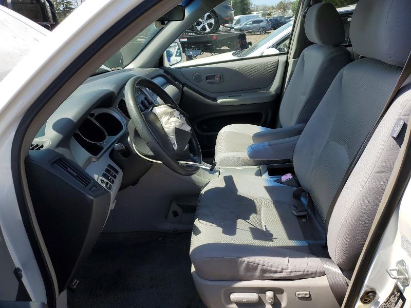 2006 Toyota Highlander VIN JTEDW21A360009301 COPART salvage auction — FRONT END, Md - Cert Of Salvage > 75% Damage, sold $950 on 2026-07-13 (photo 7)