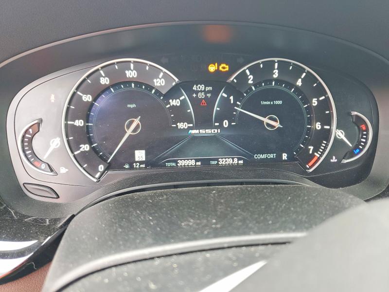 2018 BMW M5 VIN WBAJB9C58JB035026 COPART salvage auction — MECHANICAL, NJ - CERT OF TITLE-SALVAGE, sold $3,700 on 2026-07-20 (photo 9)