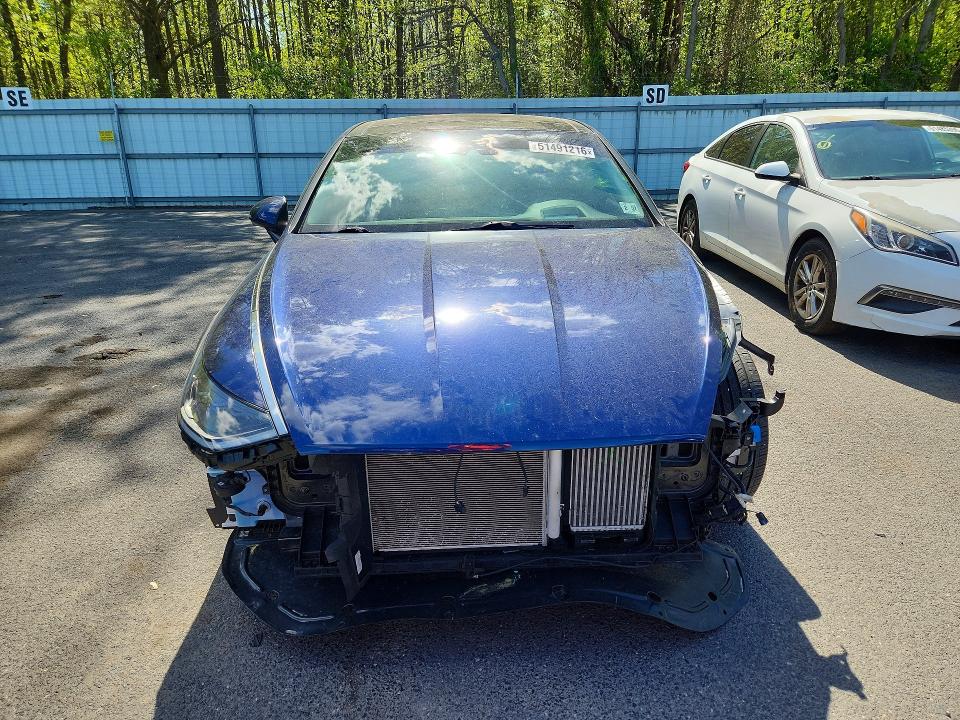 2022 Hyundai Sonata VIN 5NPEH4J29NH148471 COPART salvage auction — FRONT END, Nj - Cert Of Title-Salvage, sold $150 on 2026-07-28 (photo 5)