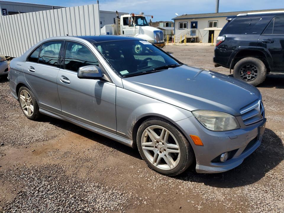 2008 Mercedes-benz C-klasse VIN WDDGF56X78F138938 COPART salvage auction — WATER/FLOOD, HI - CERTIFICATE OF SALVAGE, sold $450 on 2026-07-27 (photo 4)