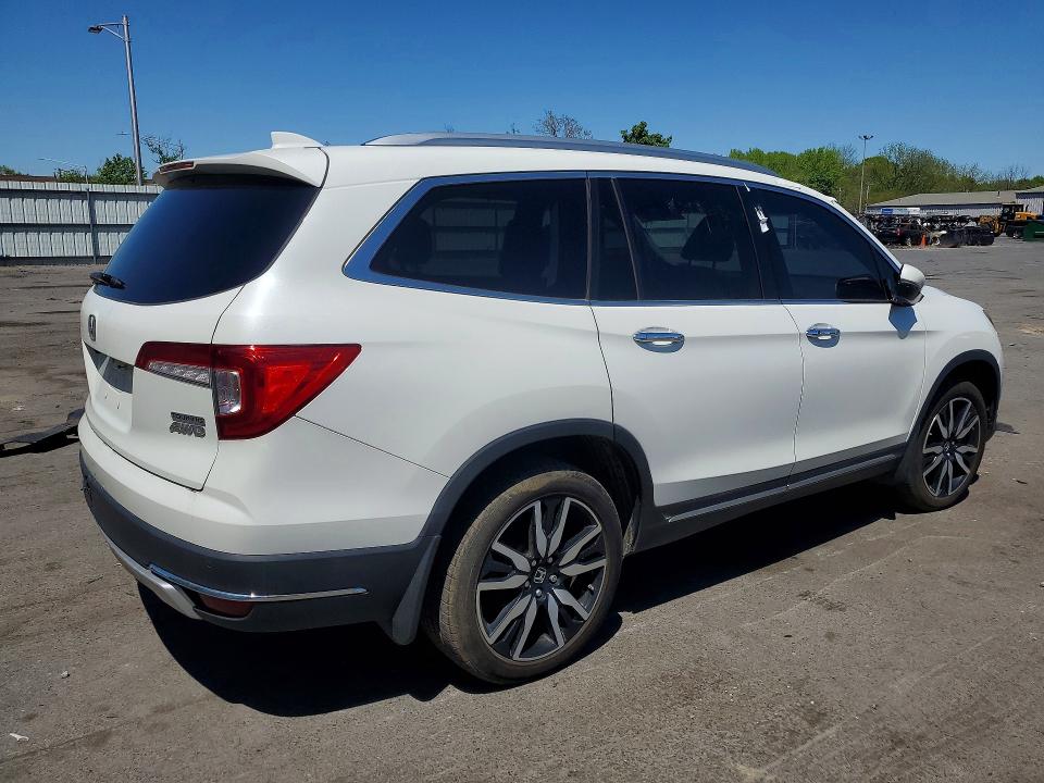2022 Honda Pilot VIN 5FNYF6H60NB060737 COPART salvage auction — WATER/FLOOD, Va - Certificate Of Title, sold $2,600 on 2026-07-02 (photo 3)
