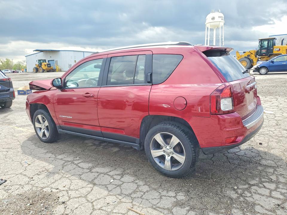 2016 Jeep Compass VIN 1C4NJCEA7GD806815 COPART salvage auction — FRONT END, Il - Salvage Certificate, sold $800 on 2026-07-03 (photo 2)