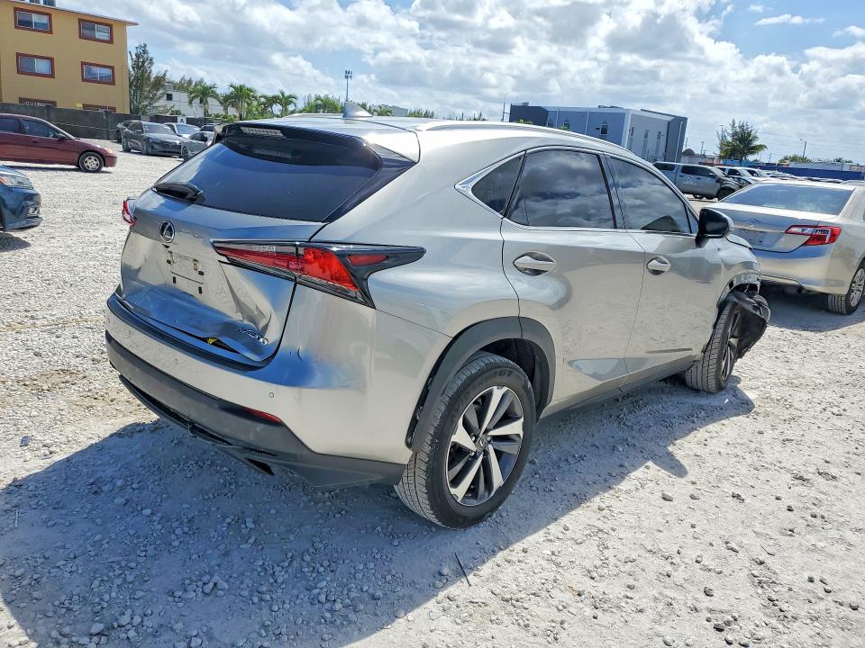 2019 Lexus Nx VIN JTJYARBZ3K2134182 COPART salvage auction — REAR END, Fl - Cert Of Title Slvg Rebuildable, sold $7,600 on 2026-07-07 (photo 3)