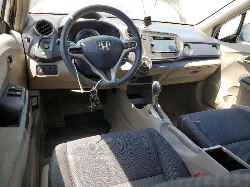 2010 Honda Insight VIN JHMZE2H73AS031740 COPART salvage auction — FRONT END, Ca - Cert Of Title-Salvaged, sold $125 on 2026-07-31 (photo 8)