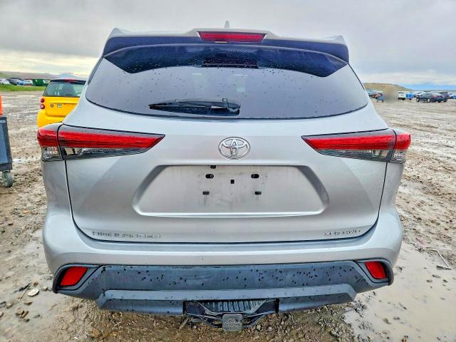 2023 Toyota Highlander VIN 5TDKDRBH4PS006377 COPART salvage auction — FRONT END, Ut - Salvage Certificate, sold $9,600 on 2026-07-07 (photo 6)