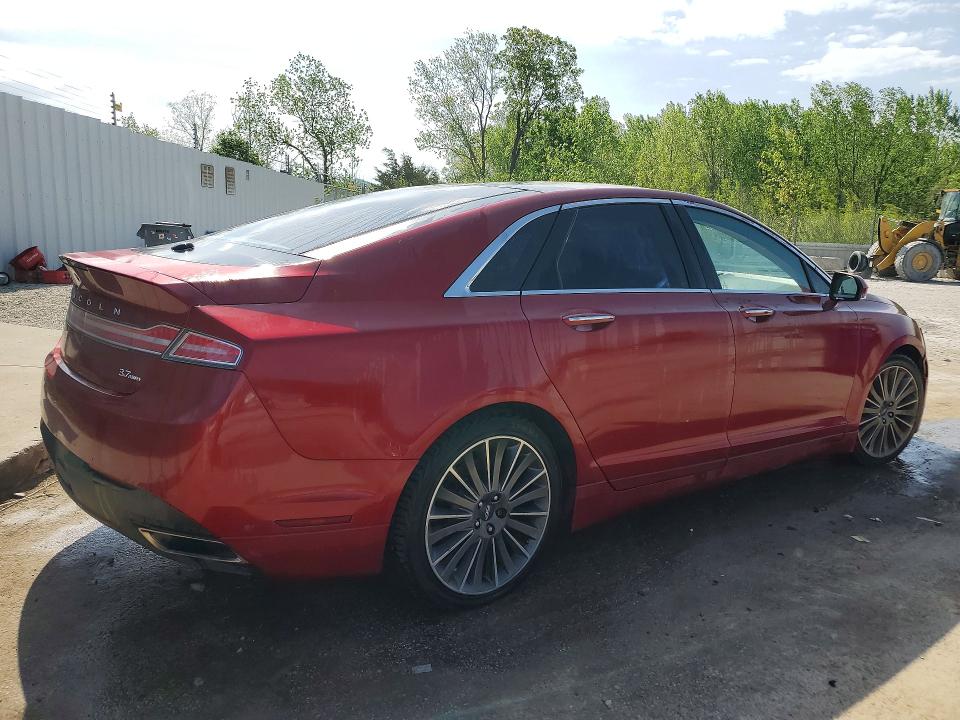 2013 Lincoln Mkz VIN 3LN6L2JK2DR820286 COPART salvage auction — FRONT END, Ky - Certificate Of Title, sold $1,200 on 2026-09-10 (photo 3)