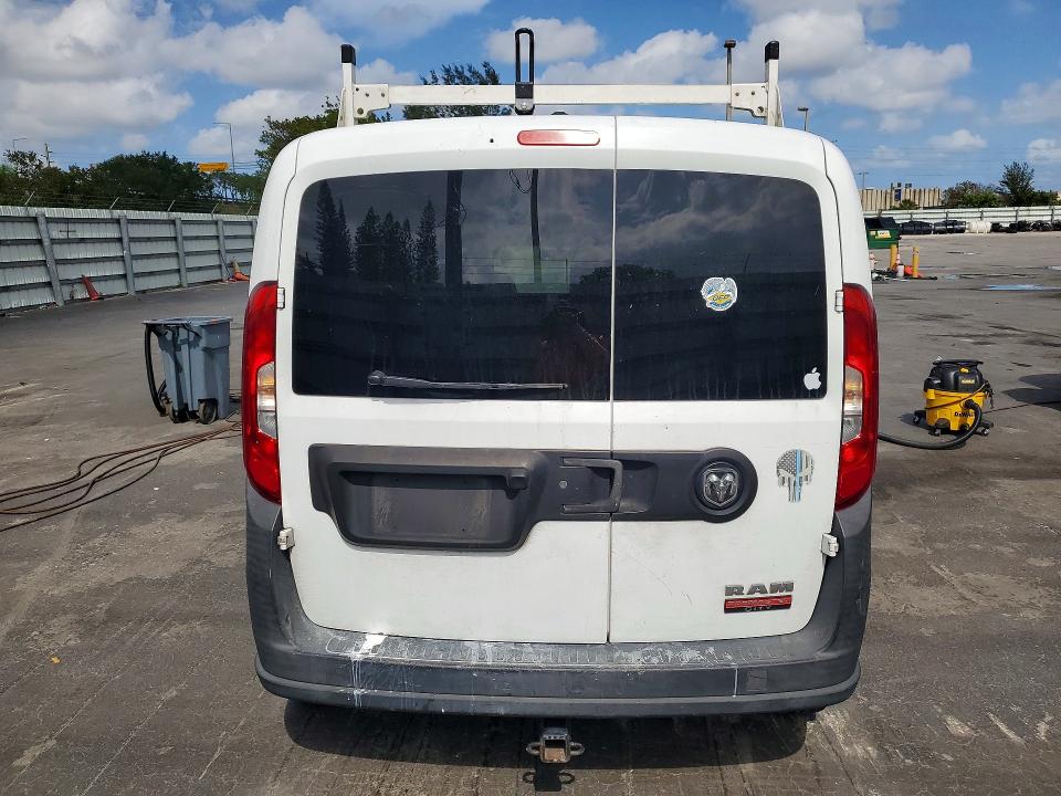 2015 Ram Promaster city VIN ZFBERFATXF6951130 COPART salvage auction — FRONT END, Fl - Cert Of Title Slvg Rebuildable, sold $425 on 2026-08-05 (photo 6)