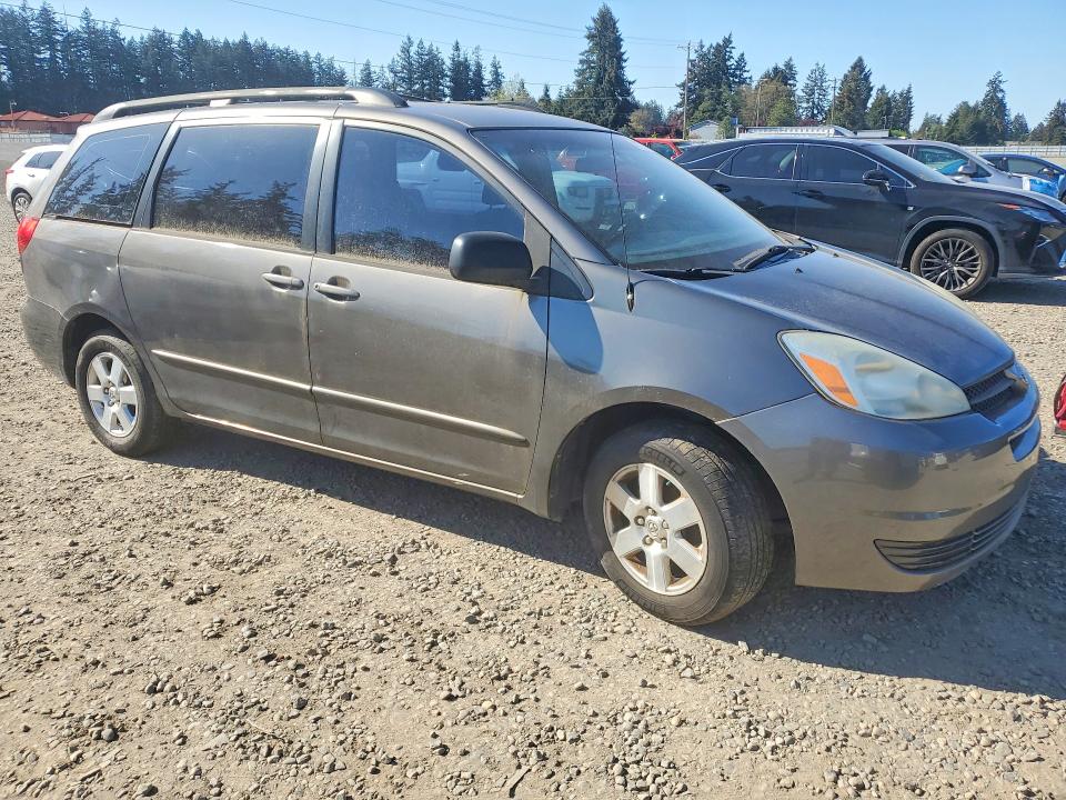 2004 Toyota Sienna VIN 5TDZA23C25S263830 COPART salvage auction — MECHANICAL, Wa - Aff Of Loss/Rel Of Interest, sold $350 on 2026-07-24 (photo 4)
