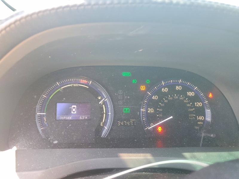 2010 Lexus Hs VIN JTHBB1BA7A2001178 COPART salvage auction — FRONT END, GA - CERT OF TITLE-SALVAGE, sold $80 on 2026-07-23 (photo 9)
