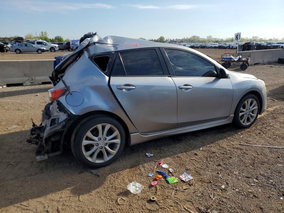 2011 Mazda 3 VIN JM1BL1K54B1498022 COPART salvage auction — REAR END, Il - Salvage Certificate, sold $275 on 2026-07-16 (photo 3)