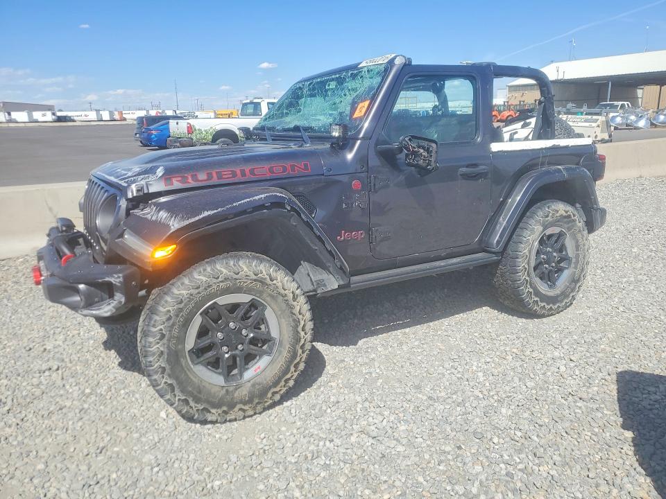2018 Jeep Wrangler / VIN 1C4HJXCN9JW255471 — COPART salvage auction photo