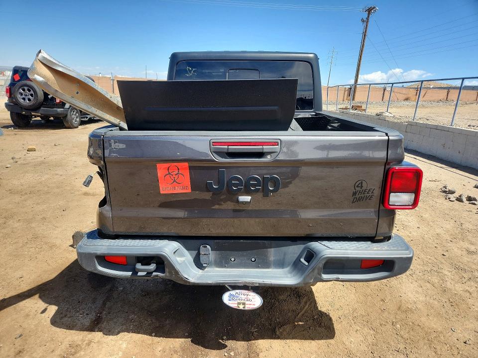 2023 Jeep Gladiator VIN 1C6HJTAGXPL525614 COPART salvage auction — REAR END, Az - Cert Of Title - Salvage, sold $9,200 on 2026-07-30 (photo 6)