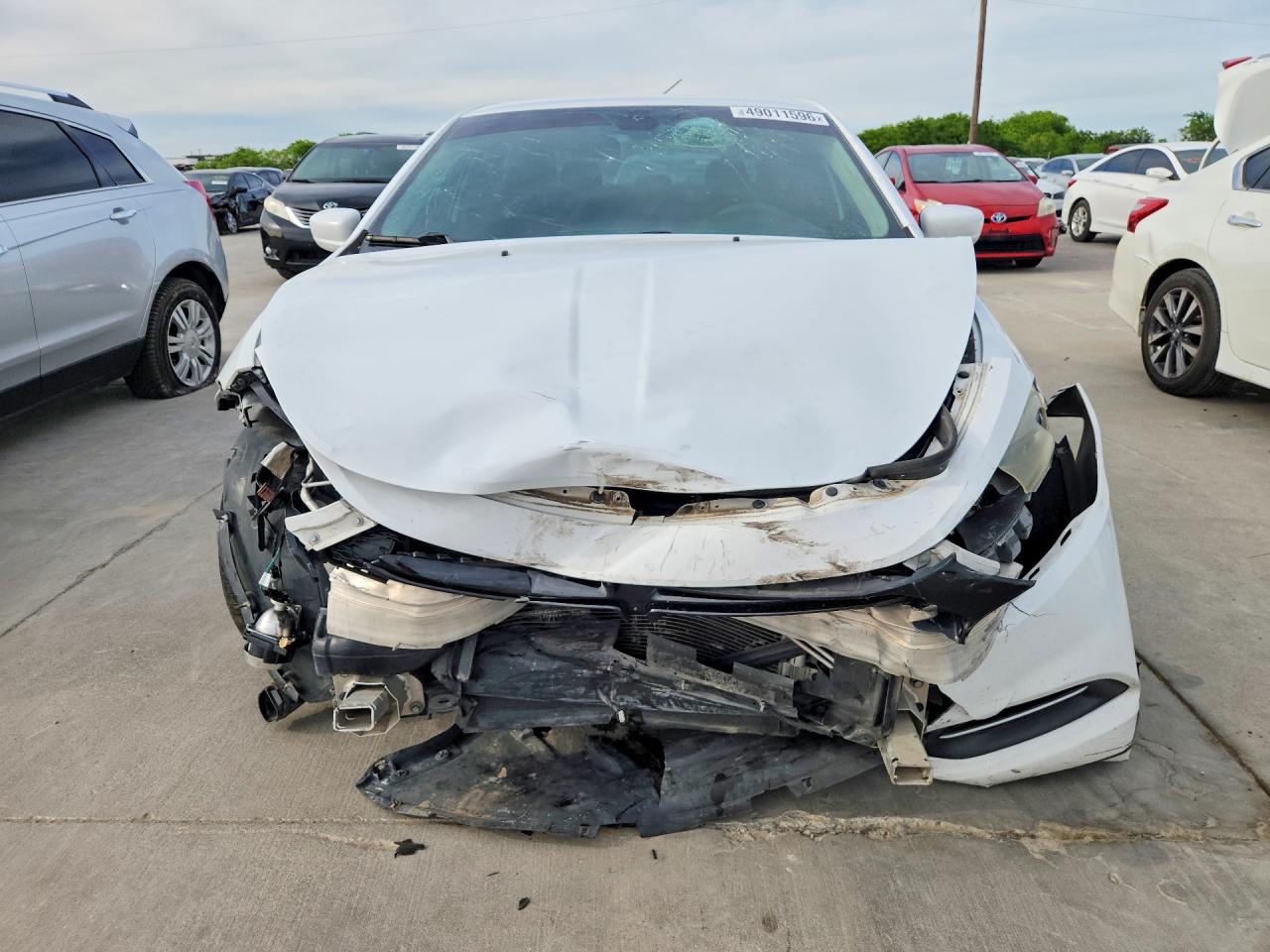 2016 Dodge Dart VIN 1C3CDFAAXGD661456 COPART salvage auction — Front End, TX - SALVAGE VEHICLE TITLE, sold $375 on 2026-07-09 (photo 5)