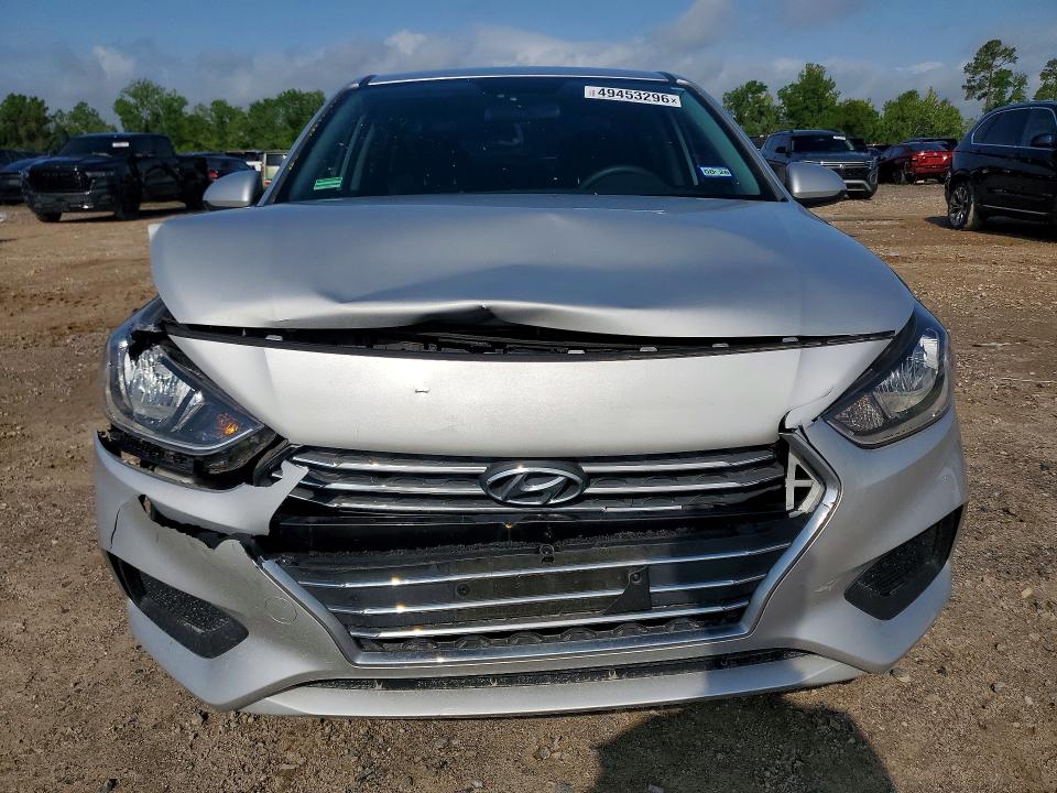 2022 Hyundai Accent VIN 3KPC24A60NE167944 COPART salvage auction — REAR END, Tx - Salvage Vehicle Title, sold $1,950 on 2026-07-10 (photo 5)