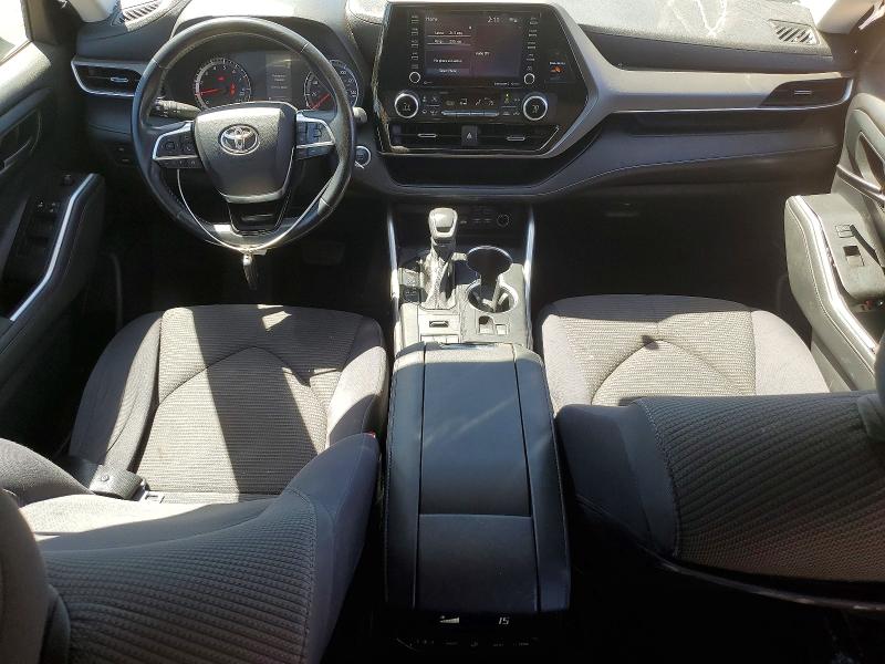 2021 Toyota Highlander VIN 5TDBZRBH9MS097935 COPART salvage auction — SIDE, Ca - Salvage Certificate, sold $10,900 on 2026-07-20 (photo 8)