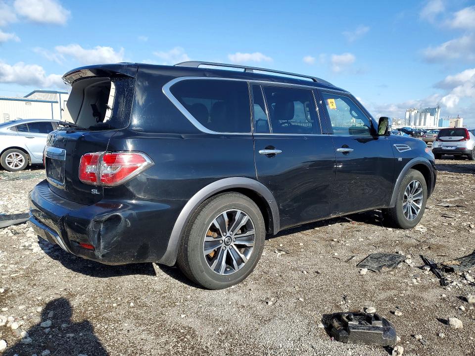 2020 Nissan Armada VIN JN8AY2ND4L9107688 COPART salvage auction — FRONT END, Il - Salvage Certificate, sold $3,150 on 2026-07-31 (photo 3)