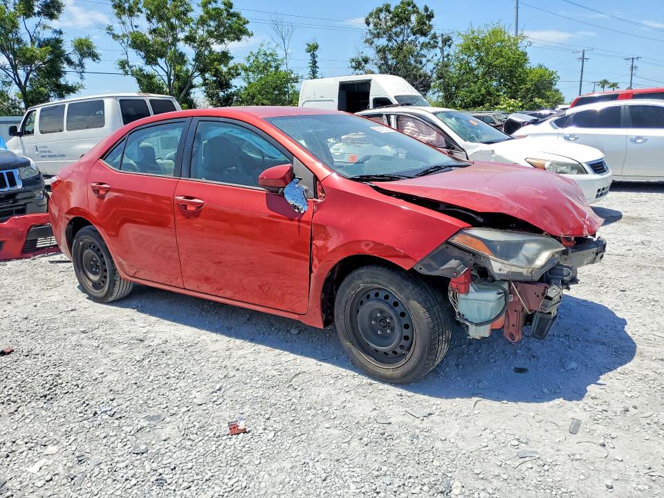 2014 Toyota Corolla VIN 5YFBURHE6EP053994 COPART salvage auction — FRONT END, Salvage Title, sold $550 on 2026-07-24 (photo 4)
