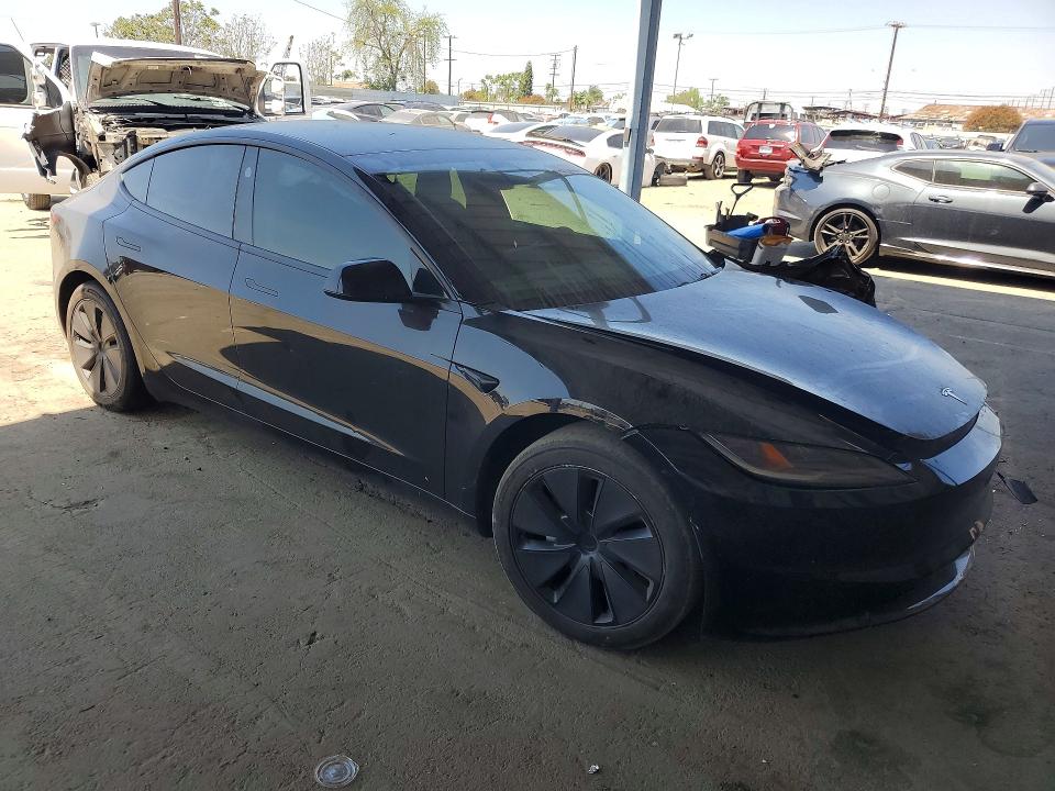2024 Tesla Model 3 VIN 5YJ3E1EA8RF746121 COPART salvage auction — FRONT END, Ca - Salvage Certificate, sold $8,400 on 2026-07-02 (photo 4)