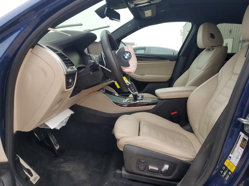 2020 BMW X4 VIN 5UX2V5C08L9B04191 COPART salvage auction — FRONT END, TX - CERTIFICATE OF TITLE, sold $8,600 on 2026-07-16 (photo 7)