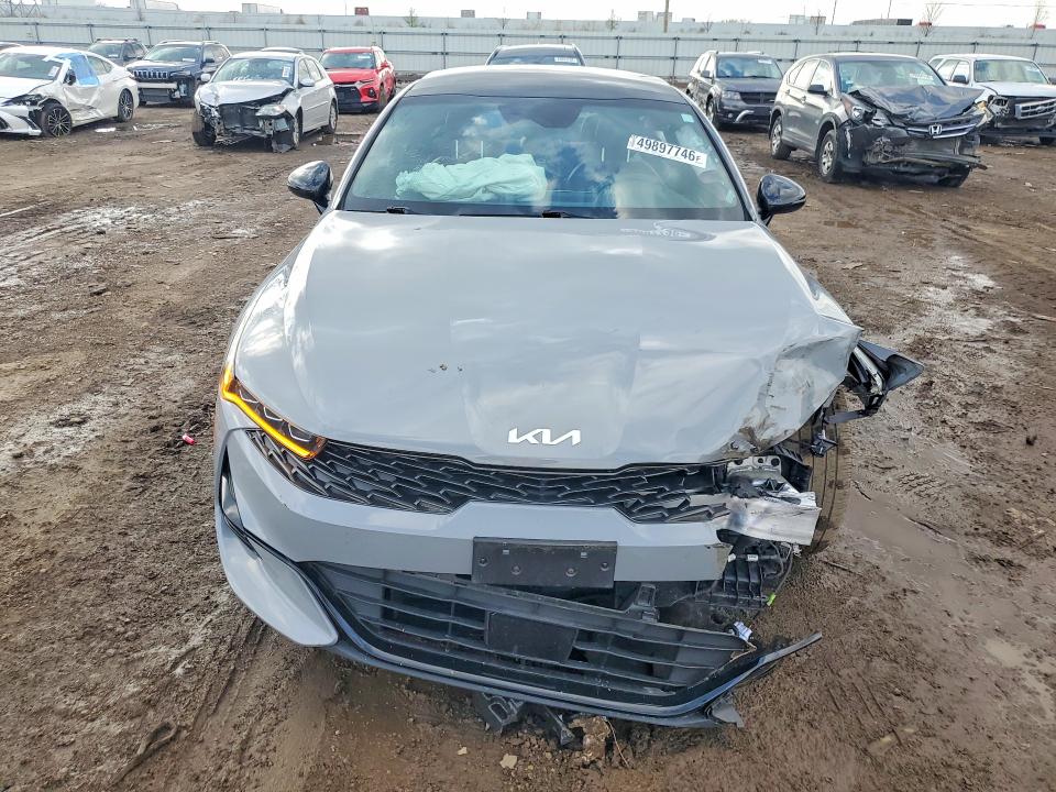 2023 Kia K5 VIN 5XXG64J28PG197528 COPART salvage auction — FRONT END, Id - Salvage Certificate Of Title, sold $3,750 on 2026-07-16 (photo 5)