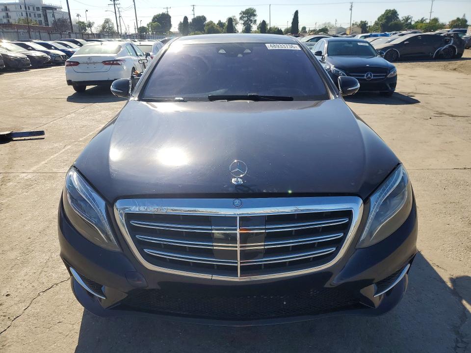 2015 Mercedes-benz S class VIN WDDUG8CB4FA169505 COPART salvage auction — FRONT END, Ca - Dlr/Dis/Exp Only Salvage Title, sold $9,400 on 2026-07-23 (photo 5)