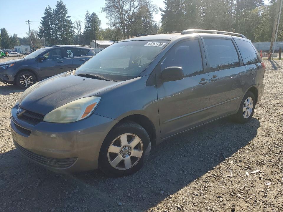 2004 Toyota Sienna VIN 5TDZA23C25S263830 COPART salvage auction — MECHANICAL, Wa - Aff Of Loss/Rel Of Interest, sold $350 on 2026-07-24 (photo 1)