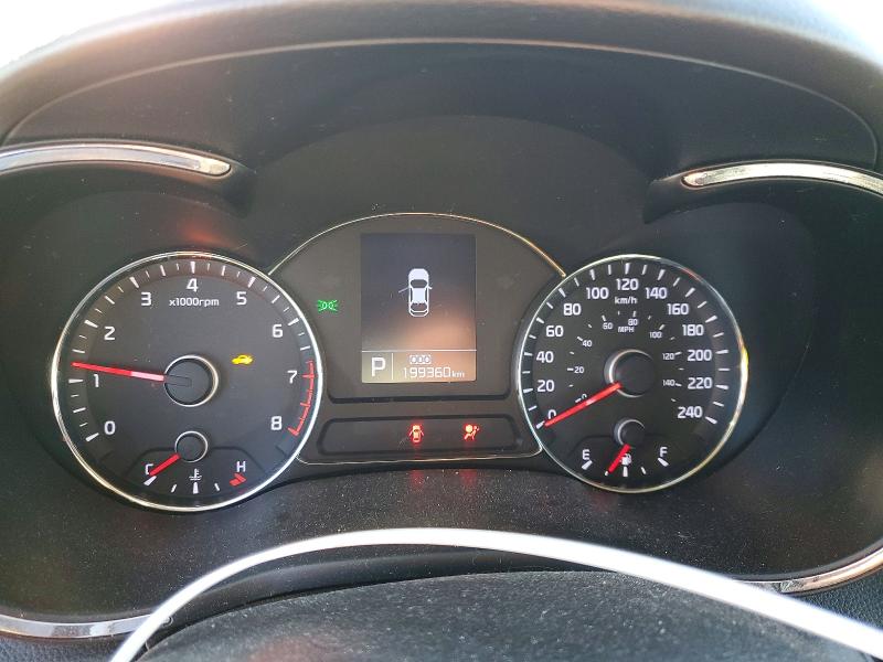 2014 Kia VIN KNAFX4A8XE5056701 COPART salvage auction — FRONT END, Ab - Bos - Salvage, sold $725 on 2026-07-14 (photo 9)