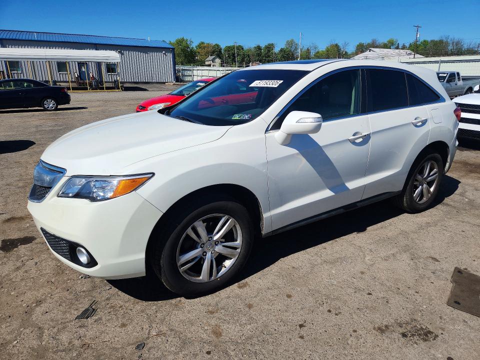 2015 Acura VIN 5J8TB4H54FL000557 COPART salvage auction — ENGINE BURN, Pa - Certificate Of Salvage, sold $550 on 2026-07-10 (photo 1)