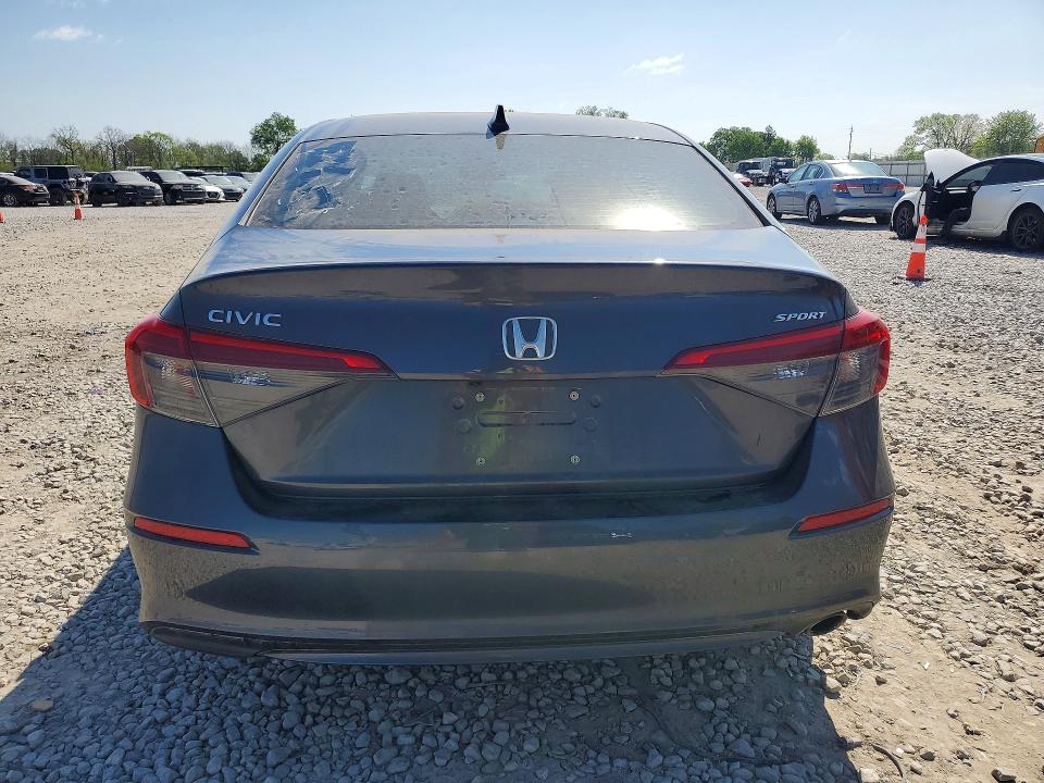 2023 Honda Civic VIN 2HGFE2F50PH524055 COPART salvage auction — SIDE, Md - Cert Of Salvage > 75% Damage, sold $1,000 on 2026-07-02 (photo 6)