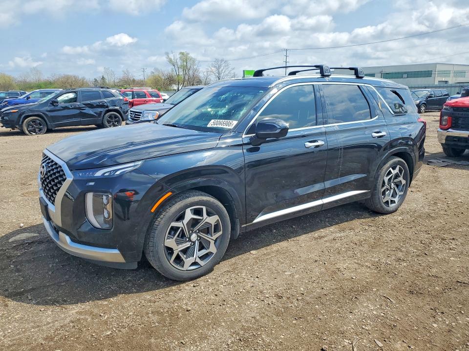 2021 Hyundai Palisade VIN KM8R7DHEXMU209850 — COPART salvage auction photo