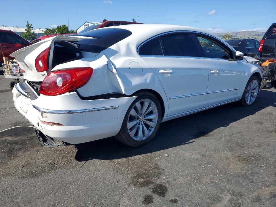 2012 Volkswagen Passat cc VIN WVWMP7AN2CE534673 COPART salvage auction — REAR END, Ca - Salvage Certificate, sold $525 on 2026-07-07 (photo 3)