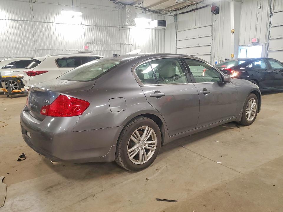 2011 Infiniti G37 VIN JN1CV6AR8BM410137 COPART salvage auction — FRONT END, Mn - Cert Of Title-Salvage, sold $1,600 on 2026-07-09 (photo 3)