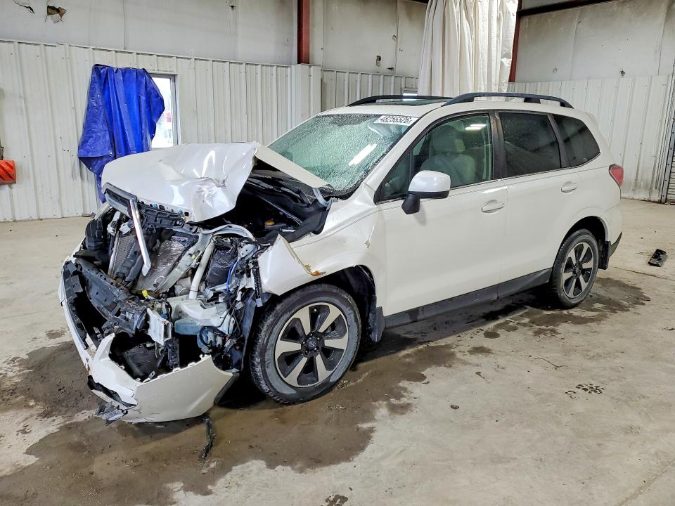 2018 Subaru Forester VIN JF2SJAJC6JH516064 COPART salvage auction — FRONT END, Ny - Mv-907A Salvage Certificate, sold $1,500 on 2026-07-06 (photo 1)