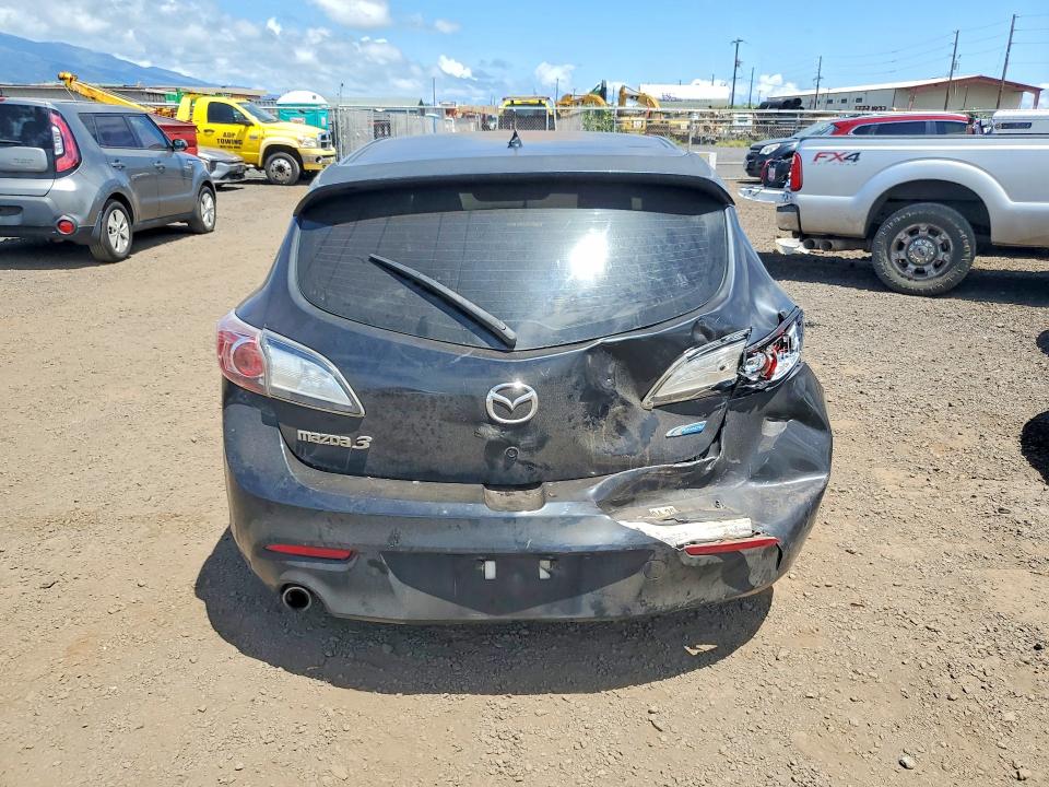 2013 Mazda 3 VIN JM1BL1L73D1753326 COPART salvage auction — REAR END, Hi - Bill Of Sale - Parts Only, sold $1 on 2026-07-29 (photo 6)